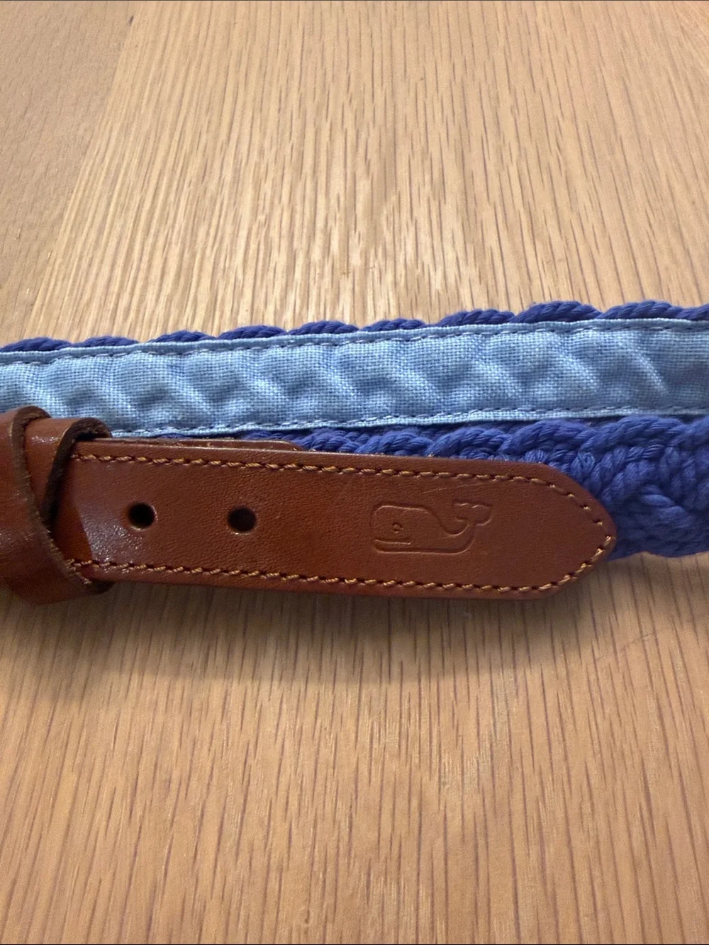 Vineyard Vines Braided Blue Boy's Size Small Belt